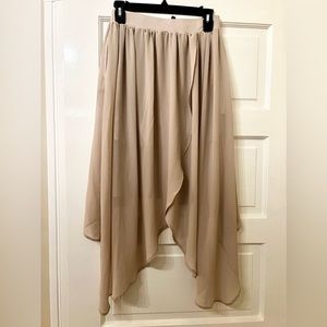 Sold ❌ Asymmetrical skirt Labworks cream women’s size medium